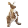 Pikkukuva 1 / 5: Äiti ja vauva kenguru -pehmolelu Seisova eläin Plushie-nukke Unipehmuste Koti-sisustus Lapset Tyttöystävä Aikuiset Syntymäpäivä Joululahja 35cm