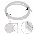 Miniatyrbillede 4 af 5: Opgrader 3D-printerkit med 1 m slange, PTFE-rørsav, pneumatiske fittings og Mk8-sokker og ekstra dyser til Ender 3