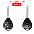 Miniatyrbild 3 av 5: 5 st/paket Keydiy B05-3 3-knapps B-serie bilnyckel fjärrkontroll för Kd900 Kd900+ Urg200 -x2 Mini För