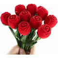 Miniatyrbillede 4 af 5: Ringeæske i form af en rose, Valentinsdagsgaveæske og vielsesringsæske