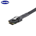 Miniatyrbillede 4 af 5: Ryra 1/0.5m 12gbps Mini-sas Sff-8087 Til 4 Sata Kabel Sas 36p Til 4 Sata3.0 Harddisk