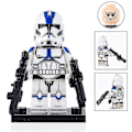 Miniatyrbild 4 av 5: 501st Legion Clone Trooper Army Set Mini Captain Rex Jesse And Echo Star Captain Rex 501st Clone Trooper Wars Figures Bricks