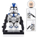Miniatyrbillede 4 af 5: 501st Legion Clone Trooper Army Set Mini Captain Rex Jesse And Echo Star Captain Rex 501st Clone Trooper Wars Figurer Klodser