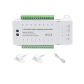 Miniatyrbild 2 av 5: Trapp LED rörelsesensor Controller DC12v 24v 16 kanaler inomhus Pir nattljus dimmer för trappor Fl