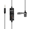 Miniatyrbillede 2 af 3: By-m1 Omni-direktionel Lavalier Mikrofon Lapel Clip-on Kondensatormikrofon Med 3,5 Mm Stik Til Dslr Kamera Videokamera Smartphone Pc