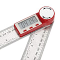 Miniatyrbild 5 av 5: Digital Linjal Rostfritt Stål Elektronisk Linjal Digital Vinkelmätare Protraktor, stor LCD-skärm, digital vinkelmätare linjal 360 graders mätverktyg Fo