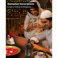 Miniatyrbilde 2 av 5: Ramadan-lykter, 14 stk. Ramadan-dekorasjoner til hjemmet - Ramadan-gaver til barn - Ramadan-dekorasjoner til bord, vegg, utendørs og Eid-dekor