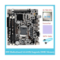 Pikkukuva 2 / 5: H55 Emolevy Lga1156 Tukee I3 530 I5 760 Sarjan Cpu Ddr3 Muistia Emolevy+i5 750 Cpu+sata C