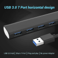 Miniatyrbild 4 av 5: Multi USB-splitter 5gbps 7 portar USB-expander USB 3.0 HUB Dock Adapter Port Multipel
