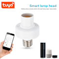 Miniatyrbillede 2 af 5: Smart lampeholder 2.4g Wifi trådløs stemmestyring mobiltelefon fjernbetjening hjemmedeling E27 lampe controller mini bred kompatibel smart lampe adapter