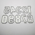 Miniatyrbillede 2 af 5: Nummer Metal Skæredøre Skabelon Diy Scrapbog Album Papirkort Skabelon Form