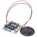 Miniatyrbillede 2 af 5: Isd1820 Stemmeoptagelsesoptager Lyd Stemmeoptagelse Afspilningsmodul Med Mini Lyd Audio Speake