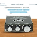Miniatyrbillede 2 af 5: Xy-t160h Bluetooth 5.0 Subwoofer Forstaerkerkort 2.0 Kanal Høj Lyd Stereo Tda7498e Forstaerker B