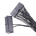 Miniatyrbillede 5 af 5: 30 cm ATX 24-bens han til 24-bens hun strømforsyningsforlængerkabel 18 AWG
