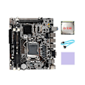 Pikkukuva 1 / 5: H55 Emolevy LGA1156 Tukee I3 530 I5 760 Sarjan Suorittimia DDR3 Muistia Emolevy+i3 530 Suoritin+SATA C