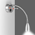 Miniatyrbillede 3 af 5: Conblom 12v LED-lys Spot Læselampe, 3w Indvendig Billampe Til Camper Van Caravan Rvs Autocamper Båd Touch-Dæmpbar, 3200k (2pak, Varm Hvid Li