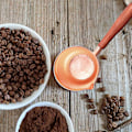 Miniatyrbilde 3 av 4: 450ml Håndlaget Kaffe- og Te-sett i Rent Kobber - Tyrkisk, Gresk og Arabisk Kaffe-kanne med Trehåndtak