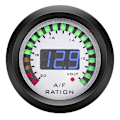 Miniatyrbillede 2 af 3: 2 i 1 luft-brændstofforholdsmåler voltmeter 52mm digital bil Afr volt meter