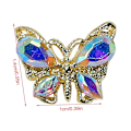 Miniatyrbilde 4 av 5: 8x 3D sommerfugl-negle charms flash krystall negle charms DIY manikyr neglekunst smykker neglekunst dekorasjoner for kvinner jenter 2268