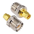 Miniatyrbilde 3 av 5: Uhf-hunn til Sma-hunn plugg Rf koaksialadapterkontakt