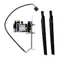 Miniatyrbillede 1 af 5: 867mbps netværksadapter 9260ngw Bt5.0 5ghz 2.4ghz wifi-antenner til Windows 10