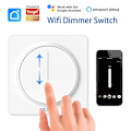 Miniatyrbilde 2 av 5: WiFi Berøringslysdimmersbryter 100-240V Smart Life/Tuya App Smart Hjem Fjernkontroll