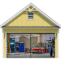 Miniatyrbillede 1 af 5: Mesh-skærm Holdbar skærmdør Åndbar mesh-garagedørskærm til hjemmet