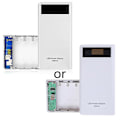 Pikkukuva 1 / 5: Kaksois-USB 7x18650 akku kotelolle DIY Power Bank kotelolle 5v2a LCD-näyttö Batte
