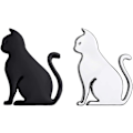 Miniatyrbilde 1 av 5: 2 Dekorative Bilstikker, Kattmønster, Unik Bilsticker, Bilsticker