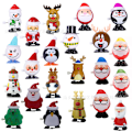 Miniatyrbillede 2 af 10: Legetøj til børn, Optrækkelegetøj, Optrækkelig Vandrende Julemand Elg Optrækkelegetøj, Julegaver walking chubby christmas tree
