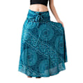 Miniatyrbilde 2 av 2: Dame Skjørt Kvinner Lang Hippie Bohemian Boho Blomster Elastisk Midje Blomster Halter Skjørt
