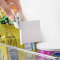 Miniatyrbilde 3 av 5: Kjøleskapskillevegger Enkle å installere Kjøleskap Plast Pantry Delere (10 stk)