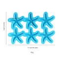 Pikkukuva 5 / 5: 6-link Starfish Pendant Combination Earring Mold Epoxy Resin Jewelry Mold