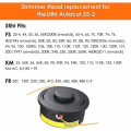 Pikkukuva 2 / 5: Tte de débroussailleuse pour Stihl Auto Cut 25-2,tte faucheuse universelle pour débroussailleuse modle Stihl Fs, Km Series(2 pices)