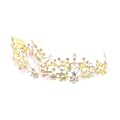 Miniatyrbilde 2 av 5: Nydelig rosa krystall krone kongelig dronning tiara hodebånd for jenter ball brude