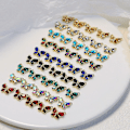 Miniatyrbillede 4 af 5: 5 stk. Legering Neglekunst Rhinestones Krystal Perler Til Negle Dekoration Ringe Øreringe Diy 2273