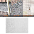 Miniatyrbilde 5 av 5: Mesh-nett, 4 pakker trådnettpaneler 20 mesh, mus rotte insektnett for ventilasjon, hjem, kjøkken, Ga