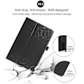 Miniatyrbild 4 av 5: Black Friday Kompatibel Galaxy Tab A 8.0 2019 Sm-t290 T295 Stativ+läder Smart Case Cover