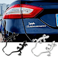 Miniatyrbild 3 av 5: Bilstickers Liten Gecko Bilstickers Roliga Dekorativa Gecko Stickers Personliga Bil Logotyp Svans Logotyp - Röd Gecko [vänster]