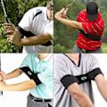 Miniatyrbillede 5 af 5: Professionel elastisk golf swing træner sort