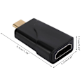 Miniatyrbild 3 av 5: Förlängningskontakt Typ C till för HDMI-omvandlare Adaptrar Ljudtillbehör