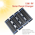 Miniatyrbild 3 av 5: 13w 5v Etfe Solpanel Fällbar Väska Utomhus Bärbar Dubbla Usb-utgång Sol Mobiltelefon Mobil Pow