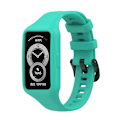 Miniatyrbillede 1 af 5: Silikonrem til Huawei Band 7/Honor Band 6 Udskiftningsarmbånd Smart Elektronik Wearable