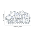 Miniatyrbilde 4 av 5: For Time For Tea Bokstaver Vimpel Metall Stanseformer Stencil Diy Preging Mal