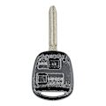 Miniatyrbillede 5 af 5: Bil Smart Fjernbetjening Nøgle 2 Knapper 4c Chip Bil Nøgle Fob Passer Til Corolla 2001-2007 304mhz