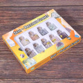 Miniatyrbild 2 av 5: 2 lådor med 9 flaskor Mini Natural Semiprecious Gem Stone Chip Crystal Healing Tumbled Reiki Wicca Tra
