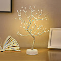 Miniatyrbillede 3 af 5: LED Lys Træ, 108 LED Perler Natlys, Justerbare Grene DIY Kobbertråd Trædesign til Bryllup