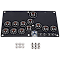 Miniatyrbild 1 av 5: Hit-Box Kampjoystick RGB-styrenhet för /PC/ SWITCH Turbo Utvecklingskort Arkadkamp Jo