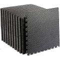 Miniatyrbilde 1 av 5: 10 stk Treningsmatte Gym Matte Ekstra Tykk Interlocking Skumgulvmatter Store Gymgulv Treningsmatter Gymgulv Mykt Gulvmatte