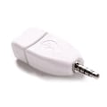 Pikkukuva 2 / 5: Sovitin auton muuntajaan USB 2.0 naaras - 3,5 mm uros AUX-ääni kestävä auton pistokkeen liitin